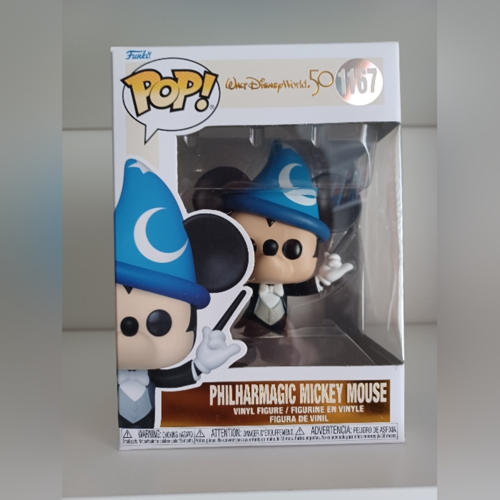 Philharmagic Mickey Mouse From Walt Disney World 50 1167 Vinyl Figure Funko Pop
